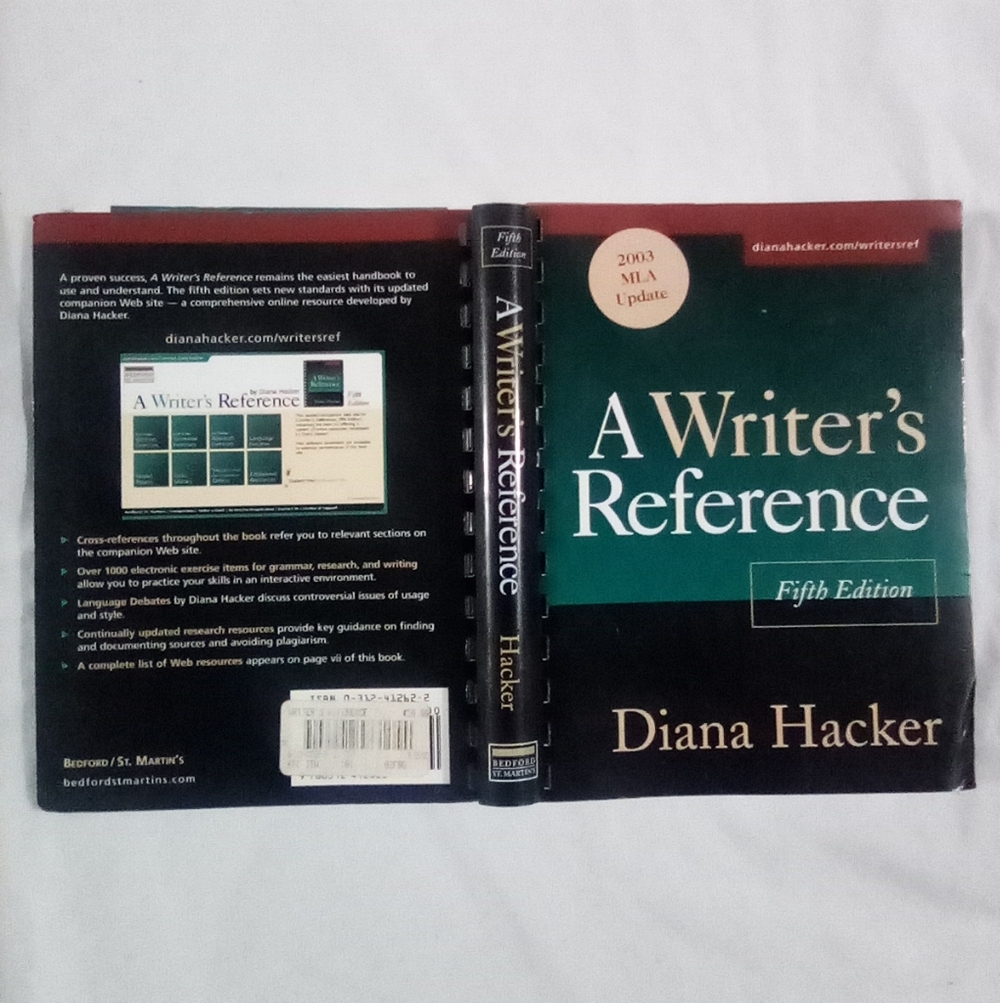📖A Writer's Reference Fifth Edition Book📚